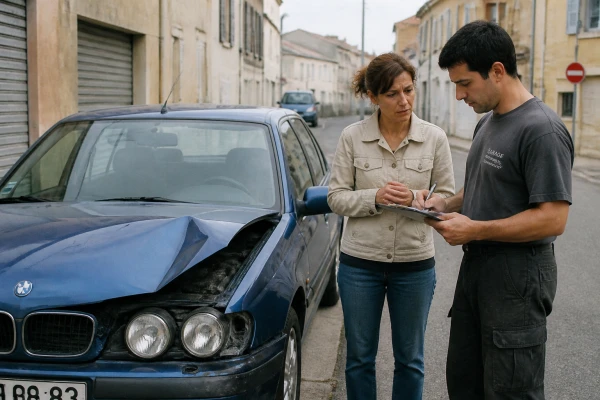 Que faire après un accrochage voiture ? A La Seyne sur Mer