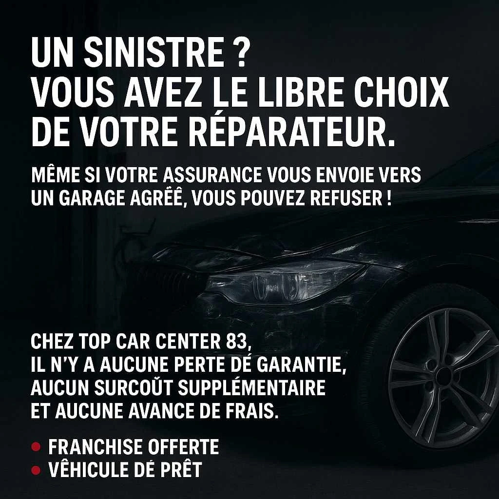 TOP CAR CENTER 83 -Réparation de carrosserie à SIX-FOURS-LES-PLAGES