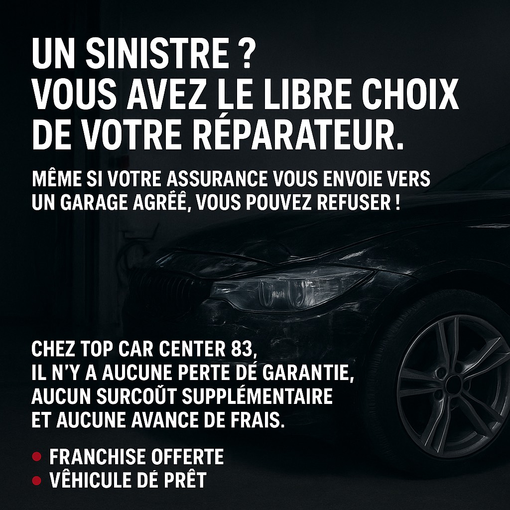 TOP CAR CENTER 83 -carrosserie-reparation-sinistre-toutes-assurances-a-six-fours-et-la-seyne-sur-mer